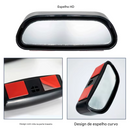 Espelho Auxiliar Convexo HD para Retrovisor – Elimina Pontos Cegos e Facilita Estacionamento