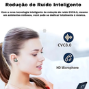 Fone de Ouvido F9 TWS Bluetooth 5.0 | Power Bank 2800mAh | Display LED | Som Surround 9D À Prova D'Água