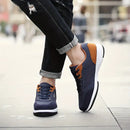 Tênis Casual Masculino Fashion Modelo 603 | Couro Sintético Impermeável | Solado EVA Antiderrapante | Fechamento em Cadarço