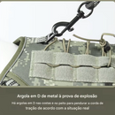Peitoral Tático Multifuncional para Cães de Grande Porte | Ajustável e Resistente