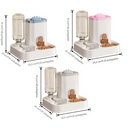 Comedouro e Bebedouro Automático para Cães e Gatos com Duas Tigelas – Alimentador por Gravidade Sem Energia