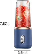 Mini Liquidificador Portátil Recarregável 300ML Para Shakes e Smoothies