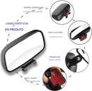 Espelho Retrovisor Auxiliar 360° SEAMETAL – Elimina Pontos Cegos e Facilita Manobras
