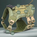 Peitoral Tático Multifuncional para Cães de Grande Porte | Ajustável e Resistente