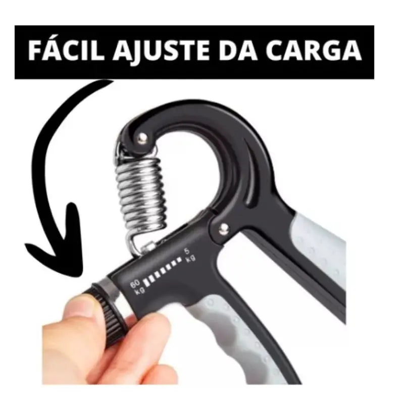 Hand Grip Flexor de Punho e Mão Com Mola Ajuntável