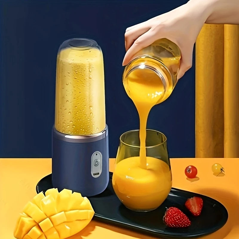 Mini Liquidificador Portátil Recarregável 300ML Para Shakes e Smoothies