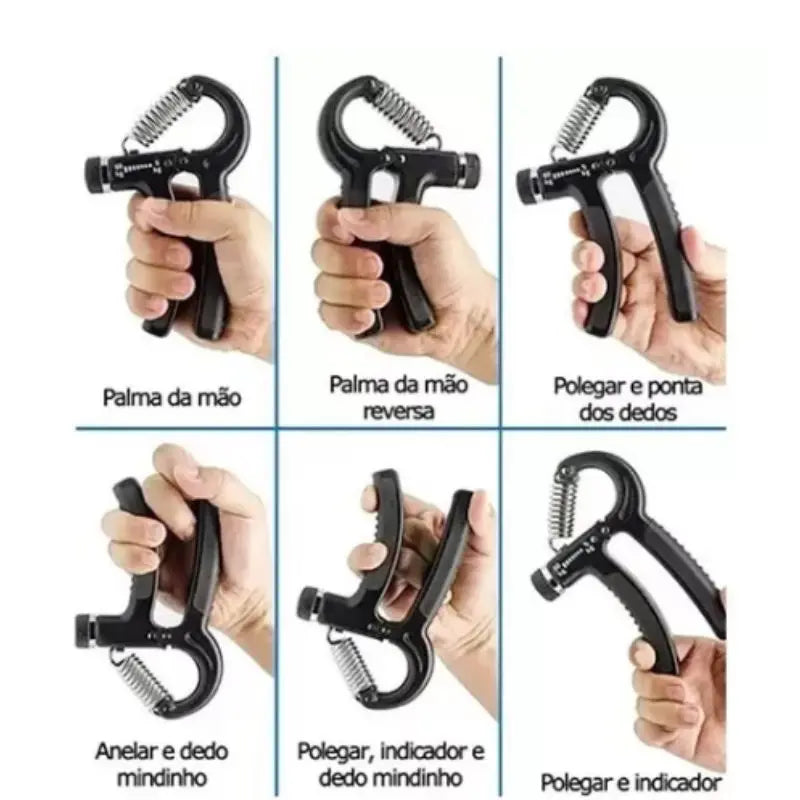 Hand Grip Flexor de Punho e Mão Com Mola Ajuntável