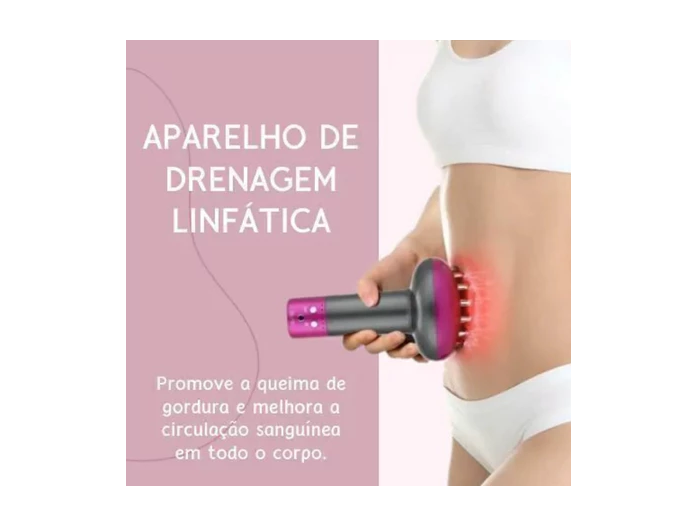 Aparelho Elétrico Escova de Drenagem Linfática Meridian Body Guasha