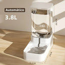 Comedouro e Bebedouro Automático para Cães – Grande Capacidade 3,8L e 2,1kg em PP Resistente