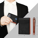 Carteira Porta-Cartões Bloqueio RFID 12 Cartões Multifuncional