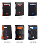 Carteira Porta-Cartões Bloqueio RFID 12 Cartões Multifuncional