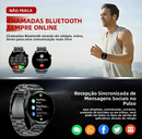 Smartwatch Premium ECG + PPG com Chamadas Bluetooth e Monitor Cardíaco – Realtek 8762DT, Tela IPS 1.36”