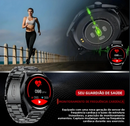 Smartwatch Premium ECG + PPG com Chamadas Bluetooth e Monitor Cardíaco – Realtek 8762DT, Tela IPS 1.36”