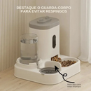 Comedouro e Bebedouro Automático por Gravidade 2 em 1 | Grande Capacidade | Ração e Água para Cães e Gatos