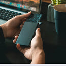 Porta-Cartões Masculino Slim Metal | Bloqueio RFID | Ejeção Automática | Liga de Alumínio