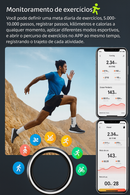 Smart Ring TK16 Monitoramento Saúde 24h | Frequência Cardíaca, Oxigênio e Sono | Controle por Gestos IP68