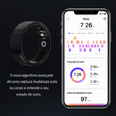Smart Ring TK16 Monitoramento Saúde 24h | Frequência Cardíaca, Oxigênio e Sono | Controle por Gestos IP68