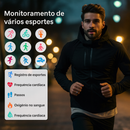 Smart Ring TK16 Monitoramento Saúde 24h | Frequência Cardíaca, Oxigênio e Sono | Controle por Gestos IP68