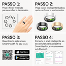 Smart Ring TK16 Monitoramento Saúde 24h | Frequência Cardíaca, Oxigênio e Sono | Controle por Gestos IP68