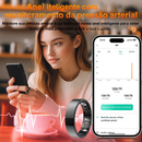 Smart Ring TK16 Monitoramento Saúde 24h | Frequência Cardíaca, Oxigênio e Sono | Controle por Gestos IP68