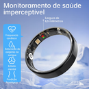Smart Ring TK16 Monitoramento Saúde 24h | Frequência Cardíaca, Oxigênio e Sono | Controle por Gestos IP68