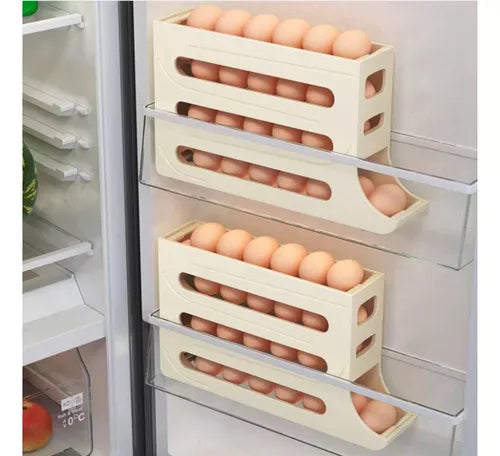 Porta Ovos Organizador e Dispensador 4 Camadas