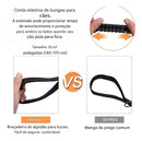 Trela Tática Bungee Heavy Duty para Cães Grandes | Guia Elástica Reflexiva com Mosquetão Quick Release