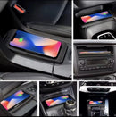 Base de Carregamento Sem Fio 15W para Carro | Antiderrapante, Bloqueio de Calor, Type C / USB QC