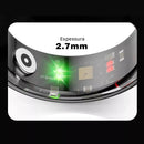 Smart Ring TK16 Monitoramento Saúde 24h | Frequência Cardíaca, Oxigênio e Sono | Controle por Gestos IP68