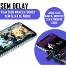 Fone de Ouvido M19 TWS Bluetooth 5.1 | Power Bank 2800mAh | Cancelamento Ruído ANC | Controle Touch