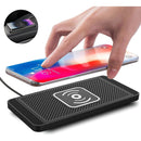 Base de Carregamento Sem Fio 15W para Carro | Antiderrapante, Bloqueio de Calor, Type C / USB QC