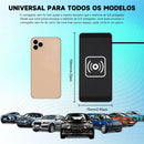 Base de Carregamento Sem Fio 15W para Carro | Antiderrapante, Bloqueio de Calor, Type C / USB QC