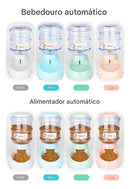 Comedouro e Bebedouro Automático para Cães e Gatos – Alimentador por Gravidade com Alta Capacidade