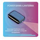 Fone de Ouvido M19 TWS Bluetooth 5.1 | Power Bank 2800mAh | Cancelamento Ruído ANC | Controle Touch