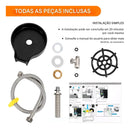 Lavador Automático de Copos para Pia com Jato 360° – Enxágue Rápido e Eficiente