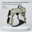 Peitoral Tático Multifuncional para Cães de Grande Porte | Ajustável e Resistente