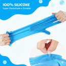 Luva de Silicone para Tosa e Banho de Pets | Escova Removedora de Pelos Multifuncional Anti-Calor