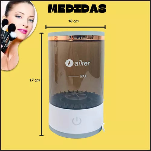 Limpador Elétrico de Pincéis de Maquiagem