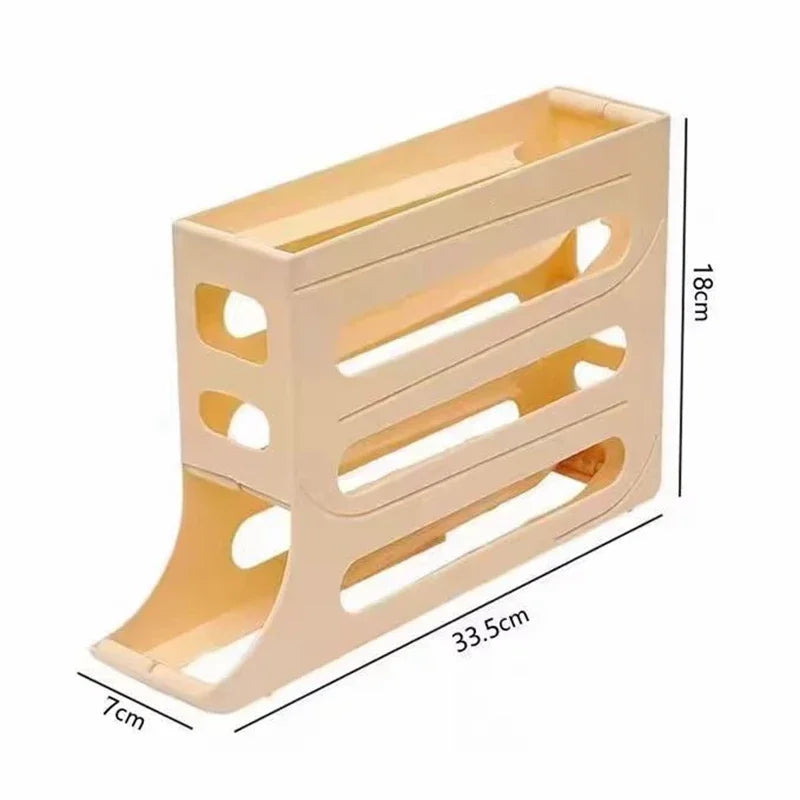 Porta Ovos Organizador e Dispensador 4 Camadas