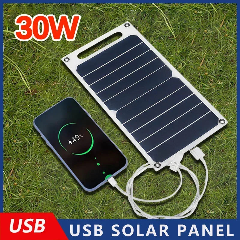 Carregador Celular Painel Solar 30w