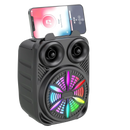 Caixa de Som Bluetooth Portátil TDX 5.0 com Luz RGB, Rádio FM, Suporte para Celular, USB e Cartão TF (500mAh)