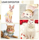 Coleira de luxo com corrente cubana cravejada de pedras | Corrente cravejada com zircônias cúbicas e aço inoxidável para cães e gatos