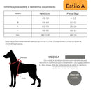 Peitoral Personalizado para Cães | Conforto e Segurança com Fecho Rápido e Refletivo
