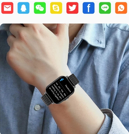 Relógio Inteligente Smartwatch Unissex Multifunções