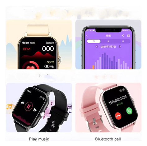 Relógio Inteligente Smartwatch Unissex Multifunções