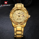 Relógio Masculino Luxo NAVIFORCE 9117S Quartzo à Prova D'água