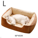 Cama para Gato em Plush Macio e Respirável – Confortável, Aconchegante e Antiestresse (Tamanhos S/M/L)