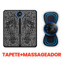 Kit de Massagem Tapete e Mini Massageador EMS