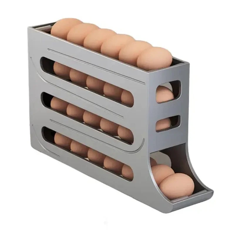 Porta Ovos Organizador e Dispensador 4 Camadas