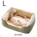 Cama para Gato em Plush Macio e Respirável – Confortável, Aconchegante e Antiestresse (Tamanhos S/M/L)